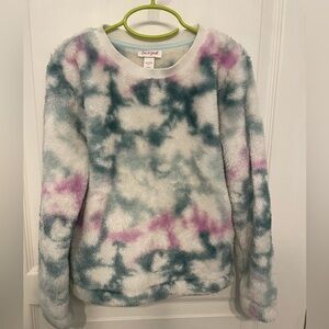 Cat & Jack Girl’s Super soft pullover - Teal, Pink, White